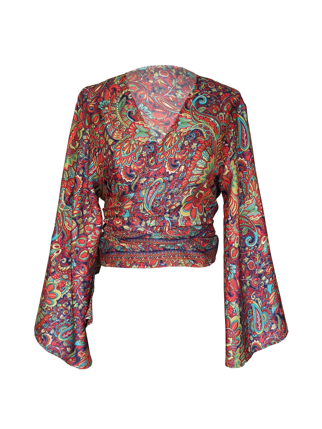 Aṭṭhāīs bell sleeve top